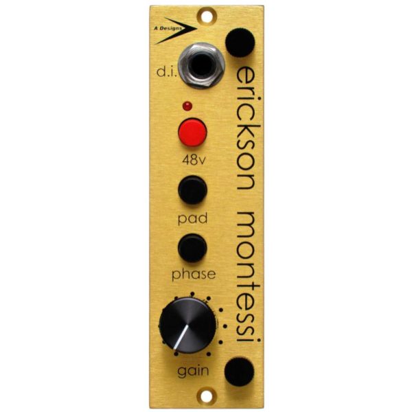 A Designs EM Series Gold Card Single-Channel Microphone Preamp for A500 Rack For Sale