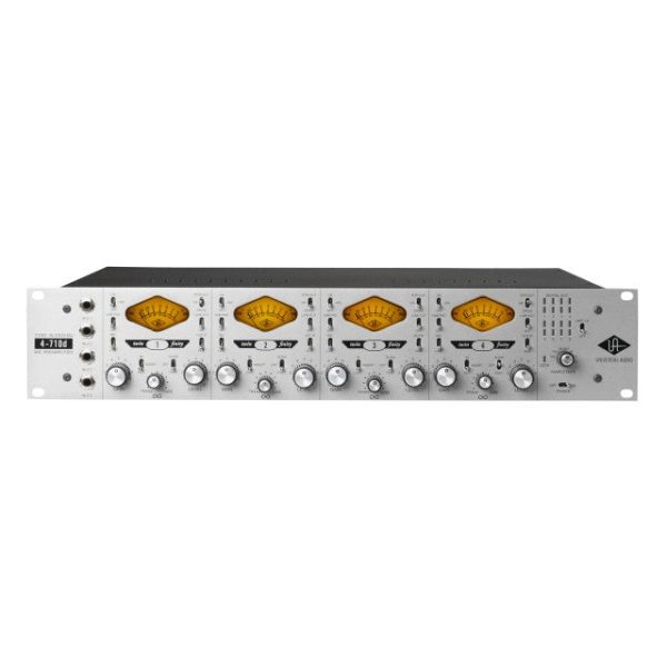 Universal Audio 4-710D 4-Channel Tone-Blending Mic Preamp w  DI and Dynamics For Discount