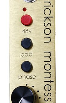 A Designs EM Series Gold Card Single-Channel Microphone Preamp for A500 Rack For Sale