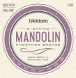 D Addario EJ70 Mandolin Phospohor Bronze Ball End 11-38 Online