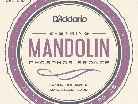 D Addario EJ70 Mandolin Phospohor Bronze Ball End 11-38 Online