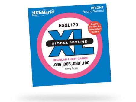 D Addario ESXL170 Long Scale Double Ball End 45-100 Hot on Sale