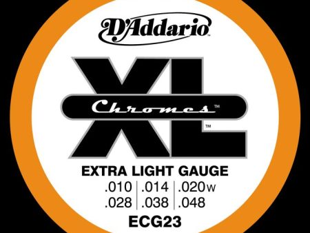 D Addario ECG23 Chromes Extra Light 10-48 Discount