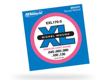 D Addario EXL170-5 Long Scale 5-String 45-130 Cheap