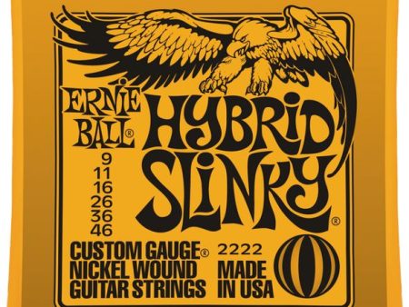 Ernie Ball 2222 Nickel Hybrid Slinky Electric Guitar Strings on Sale