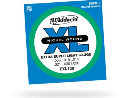 D Addario EXL130 Extra Super Light 8-38 Online now