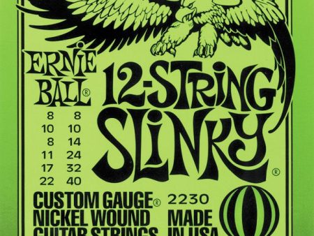 Ernie Ball 2230 Nickel 12-String Slinky Electric Guitar Strings For Discount