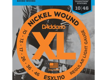 D Addario ESXL110 Regular Light Double Ball End 10-46 For Discount