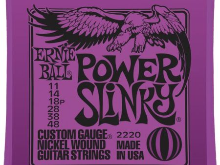 Ernie Ball 2220 Power Slinky Nickel Electric Guitar Strings Online Sale