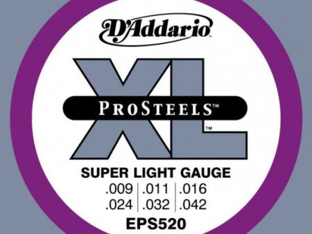 D Addario EPS520 ProSteels Super Light Electric Guitar Strings Supply