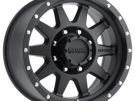 Method MR301 The Standard 16x7 0mm Offset 8x6.5 130.81mm CB Matte Black Wheel on Sale