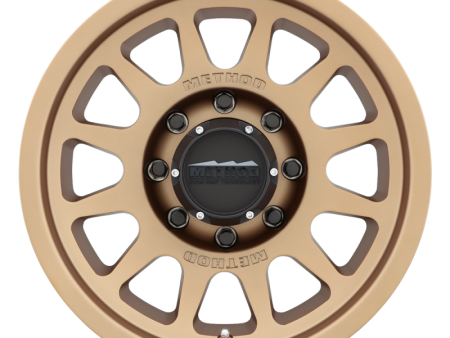 Method MR703 17x8.5 0mm Offset 8x6.5 130.81mm CB Method Bronze Wheel Fashion