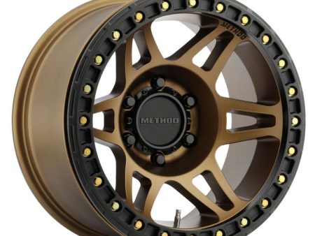 Method MR106 Beadlock 17x9 -44mm Offset 8x6.5 130.81mm CB Method Bronze w BH-H36125 Wheel Online