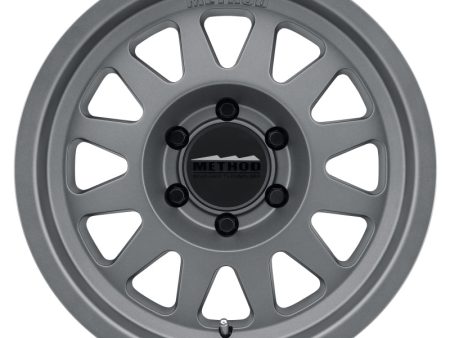 Method MR704 17x8.5 0mm Offset 5x5 71.5mm CB Matte Titanium Wheel Supply