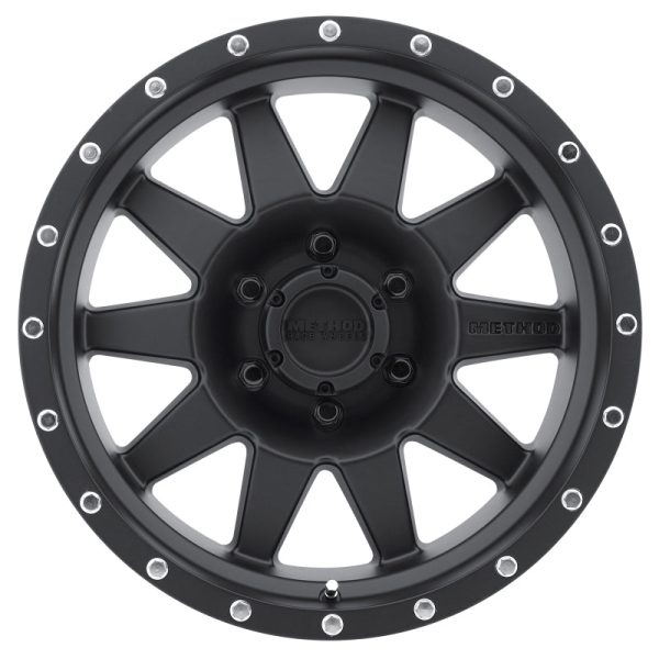 Method MR301 The Standard 17x8.5 +25mm Offset 6x4.5 83mm CB Matte Black Wheel Fashion