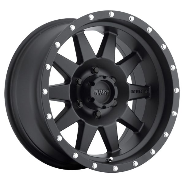 Method MR301 The Standard 17x8.5 +25mm Offset 6x5.5 108mm CB Matte Black Wheel Sale