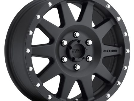 Method MR301 The Standard 17x7.5 +50mm Offset 6x130 84.1mm CB Matte Black Wheel on Sale